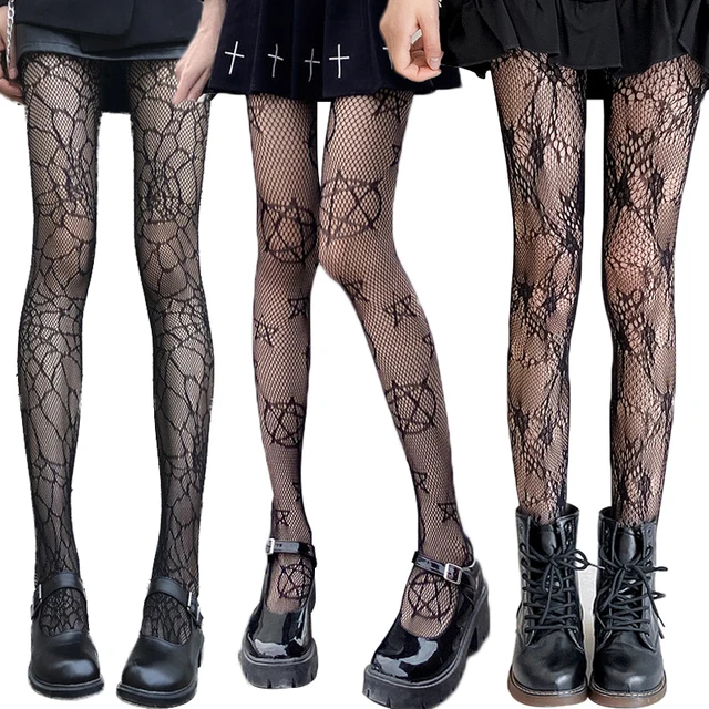 Sexy Black Nylon Tights Cross Silk Stockings Women Pantyhose Charm