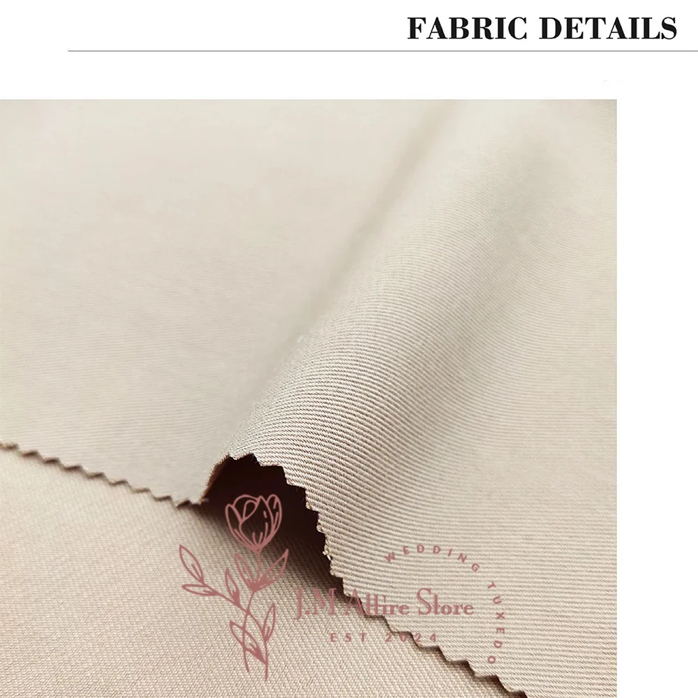Cream 3-Piece Suit for Men Timeless Elegance for Formal Events Wedding Cocktail Party Handmade Tuxedo, jacket vest pants