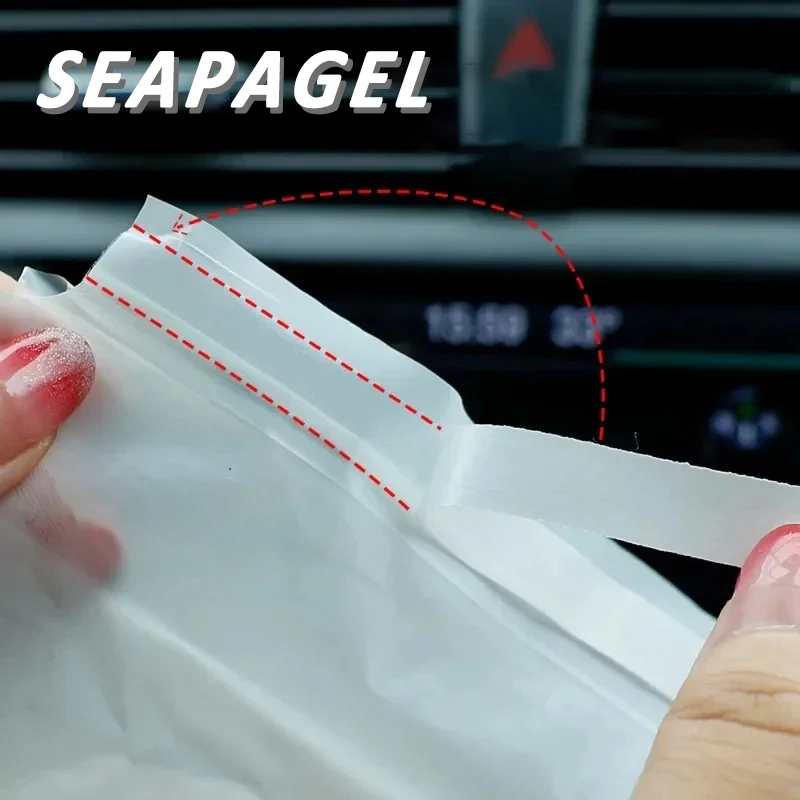 Car Trash Bag Spill-proof Self-adhesive Big Capacity Car Litter Bag Disposable For Home Kitchen Office