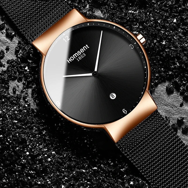 

Ultra-Thin Watch Male and Female Students New Concept Creative Non-Second Hand Trendy Youth Mechanical Simple Mute Quartz