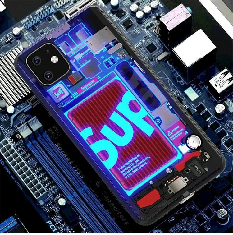 New LED Voice Controlled Flash IPhone 15, IPhone 14, Full Series of Illuminated Phone Cases for Incoming Calls