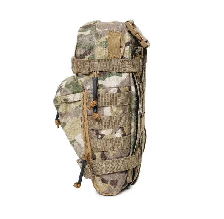 Taktische Weste Rucksack Träger Aufbewahrungstasche mit abnehmbarer Hakenschlaufe Molle Panel Platte Jagd – Detail 10