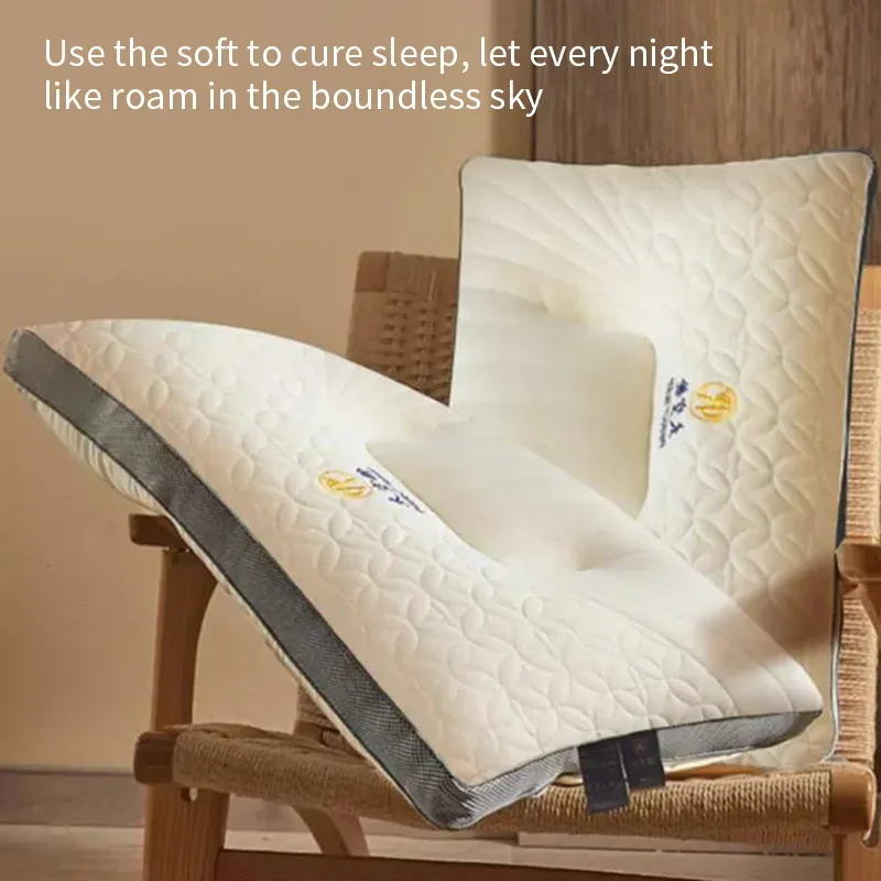 Space Pillow 3D Ergonomic Health Care Cervical Neck Pillow Memory Massage SPA Comfortable Sleeping 1pc neck pillow memory foam pillow bed pillow