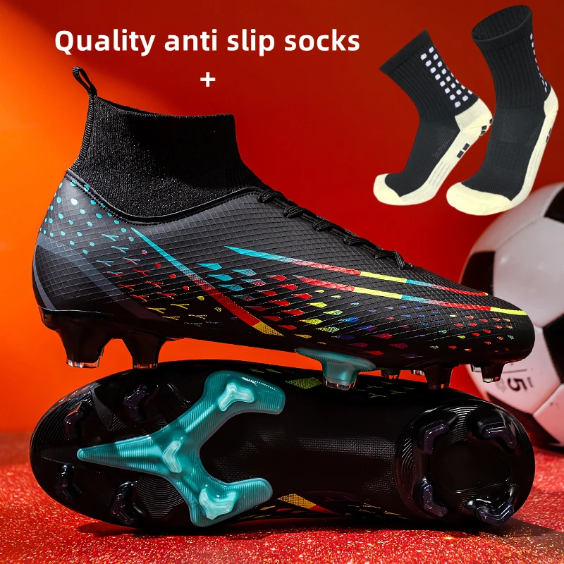 ALIUPS Men Soccer Shoes AG/TF Children Football Shoes Youth Football Boots Cleat