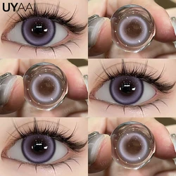 Vibrant Violet Anime - Inspired Colored Contact Lenses (Halo Purple)