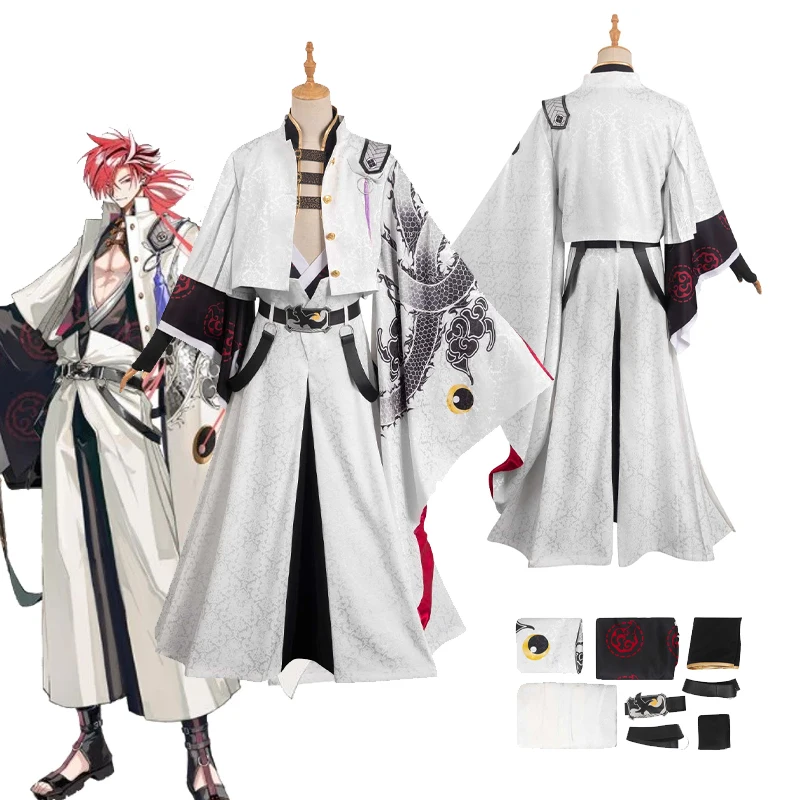 

Takasugi Shinsuke Cosplay Male Costume Anime Game Fate/Grand Order FGO Fantasia Outfits Halloween Carnival Party Roleplay Suit