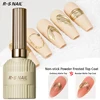 RS NAIL Russian Matte Top Coat Gel Nail Polish 10g Frosted Non Stick Powder Mat Top Coat Nail Art LED UV Semi Permanent Seal Gel 2