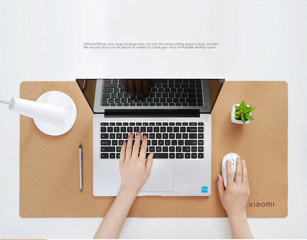 Mouse Pad Gaming Mousepad Xiaomi Large Natural Cork Desk pad Anti-slip waterproof desk mat Protector keyboard for PC