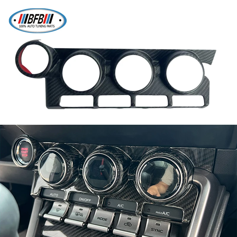 

Matte Carbon Fiber Interior Kits Air Vents Decoration Overlay Cover For 2022 Subaru BRZ