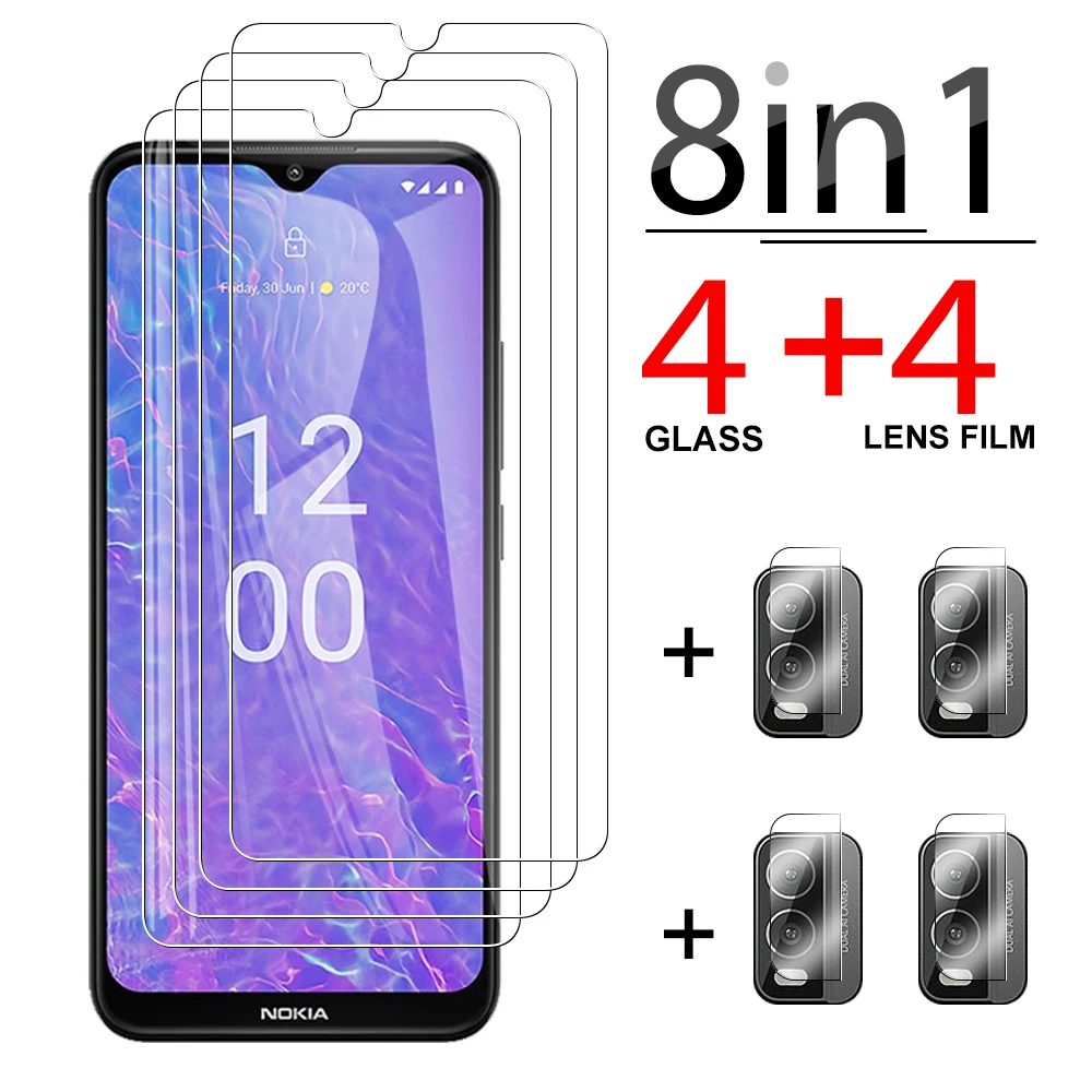 Vetro Protettivo 8 In1 Per Nokia C210 2023 Nokiac 110 G310 Nokiac210 110 4G G 310 310G 5G Protezione Dello Schermo Dell'Obiettivo Antigraffio
