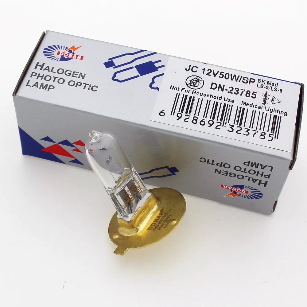 DN-23785 JC 12V-50W Halogen Light Bulb for Chongqing Sunkingdom Ophthalmic Microscope Slit Lamp LS-3 LS-4 LS-5 LS-6