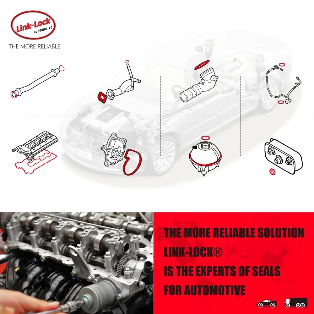 Link-Lock Valve Cover to Vacuum Pump Oil Seal 11127507217 for BMW N20 Engine 1 Series 3 Series 5Series X1 X3 X4 X5 X6 Z4 F15 F16
