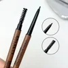 1.5mm Ultra Fine Double-Ended Eyebrow Pencil Waterproof Sweat-proof Long Lasting Eyebrow Pen Professional Eye Makeup for Women 4