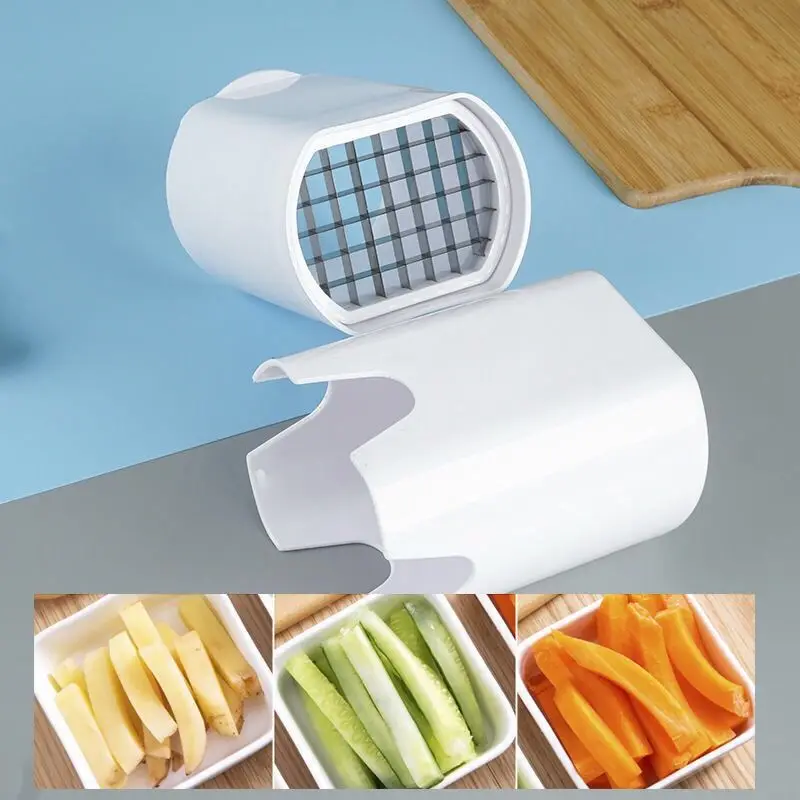 Multifunctional Fries Cutter Perfect Fries Potato Chips Natural French Fry Cutter Vegetable Fruit Slicer Kitchen Accessaries vegetable slicer french fry cutter