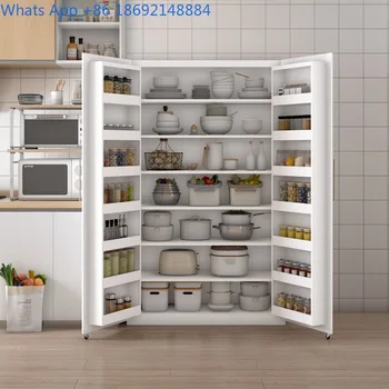 ตู้เก็บของในครัว ตู้เก็บของติดประตูตู้เย็น ตู้เก็บขนม ตู้ไซด์บอร์ดขนาดใหญ่ ตู้เหล็กติดผนัง ตู้สูง 1