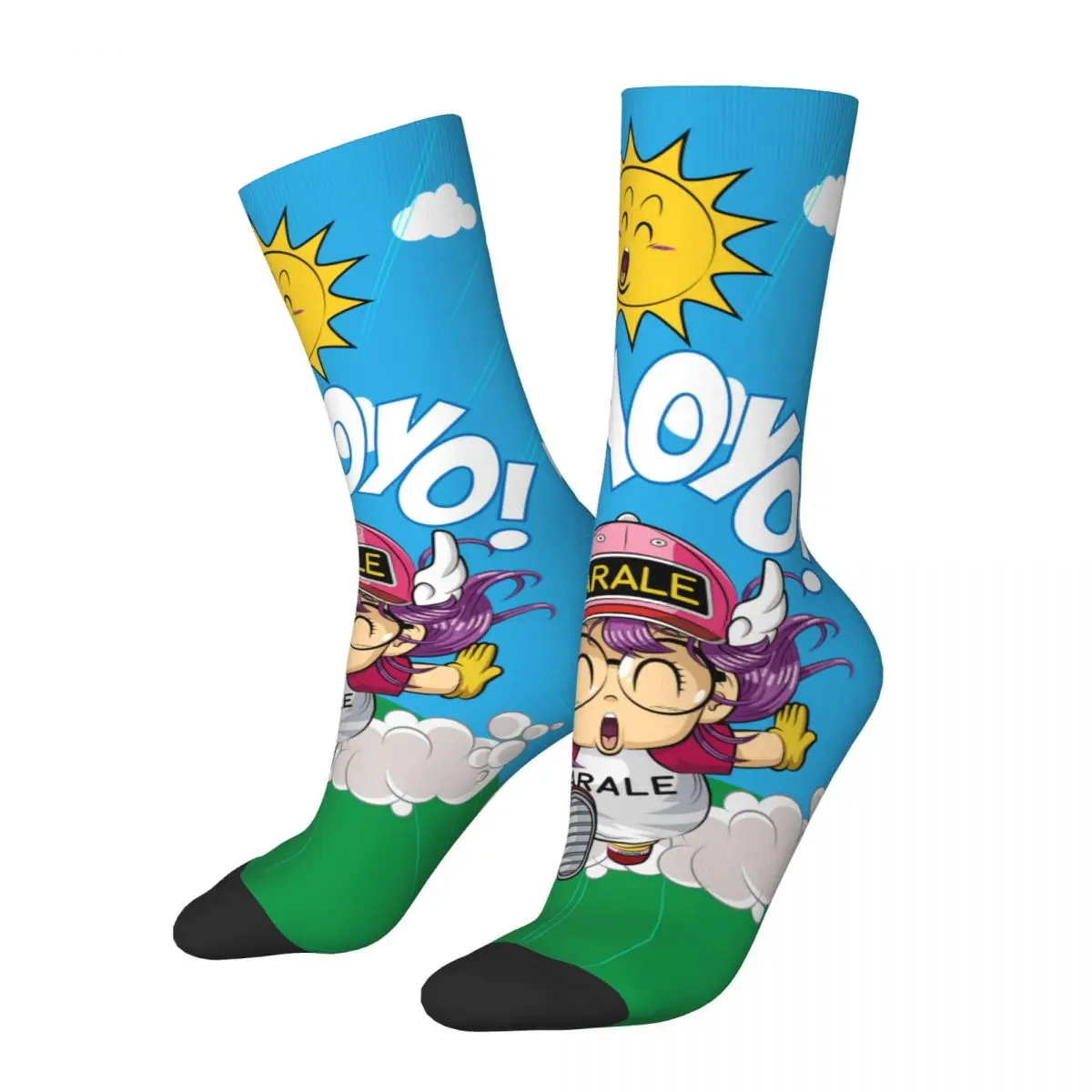 

Dr.Slump Arale Kawaii Socks Merch All Seasons Dr Slump Cute Cartoon Super Soft Socks Breathable Best Gift Idea for Him Her