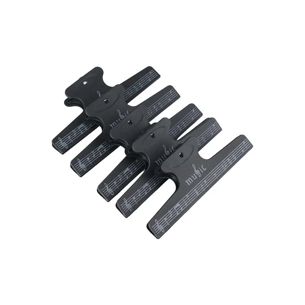 Stationery Musical Instrument Guitar Black Piano Violin Sheet Music Clip Music Score Clips Note Paper Clips Sheet Holder