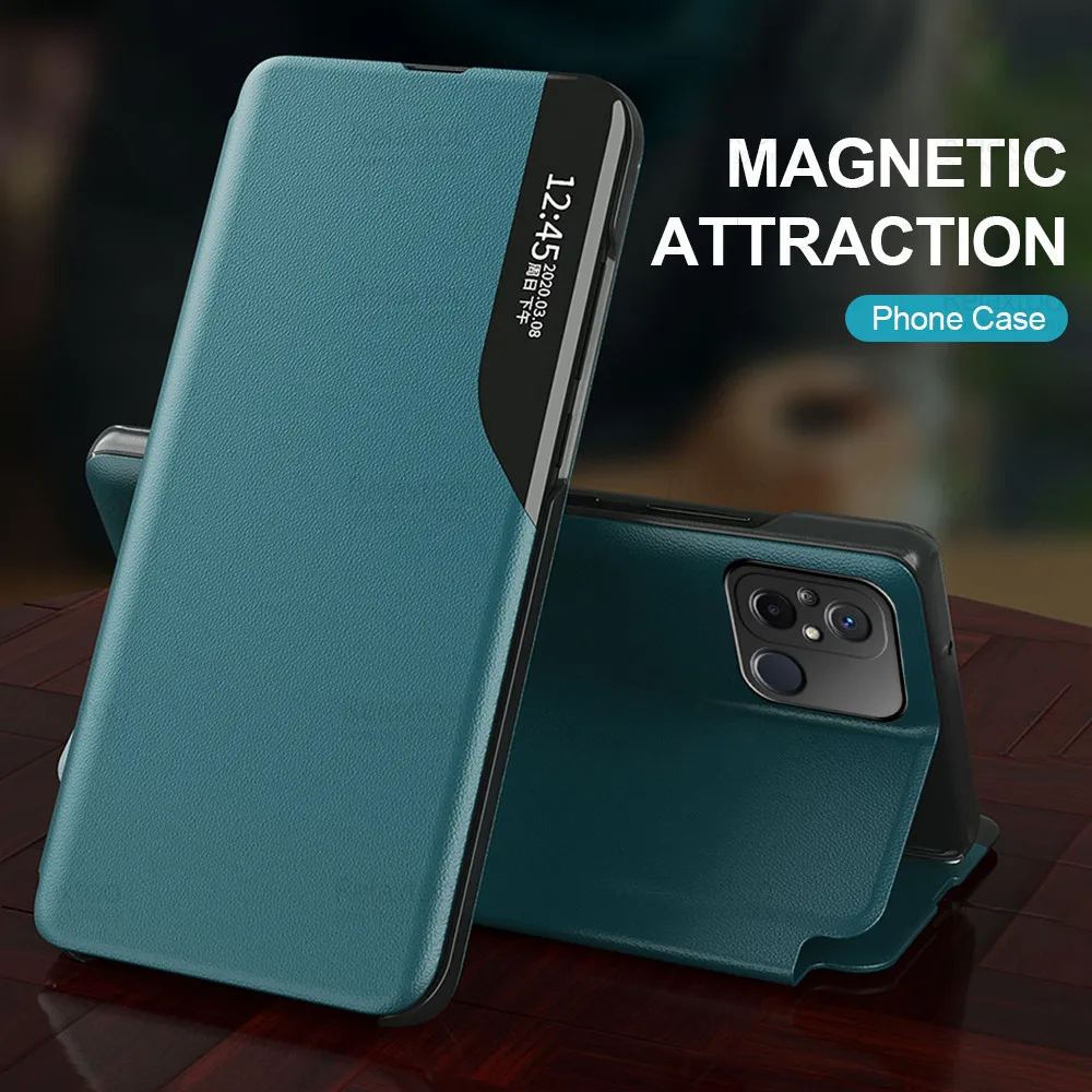 Smart Magnetic Leather Flip Case For Xiaomi Redmi 12C 4G Readmi Redmy 12C 12 C C12 Redmi12C Protect Book Stand Phone Cover Coque_voghion.com