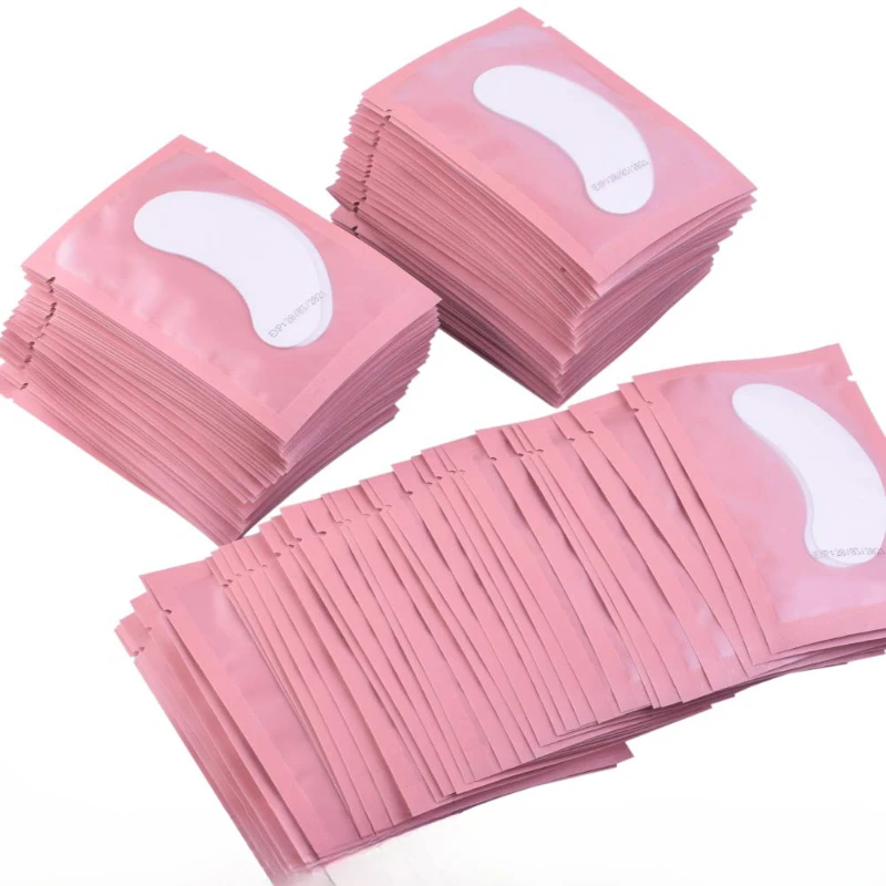 Eye Patches Eyelash Extension Under Eyelashes Fake Lashes Stickers Lash Extension Supplies for Building Eyelid 50 pairs