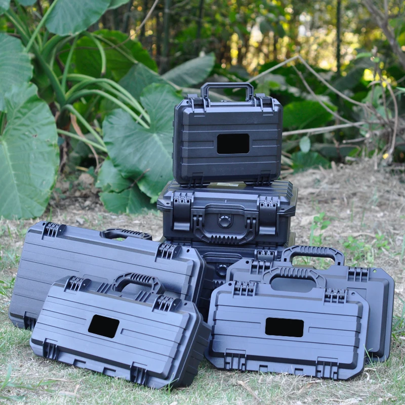 New Portable Plastic Protective Safety Tool Box Waterproof Anti-fall Precision Instrument Case Sponge Shockproof ToolBox tool case instrument box tool box