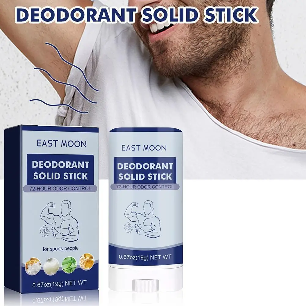 

Portable 19g Antiperspirant For Men Roll-on Bottle Reduce Sweating Odor Remover Underarm Body Deodorant Stick Fast Dry Last N6R1