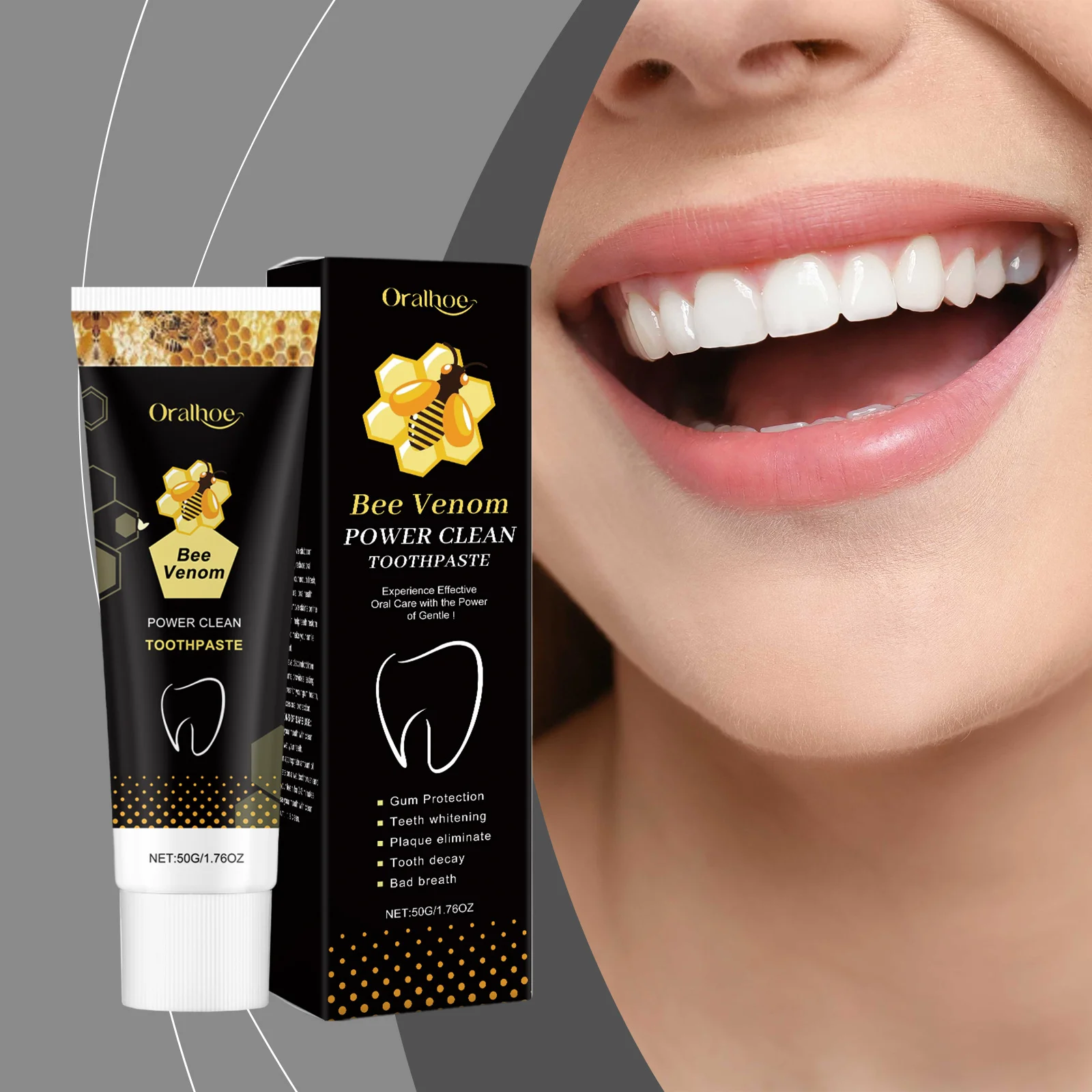 Teeth Health Product, Toothpaste for Repair Cavities, Remove Stains Tartar, Protect Gum, Reduce Odor