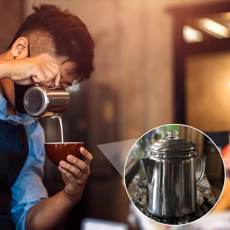 Coffee Maker Coffee Pot 2-Piece Transparent Coffee Percolator Top-Replacement Glass Knob Top for Coffee Filter