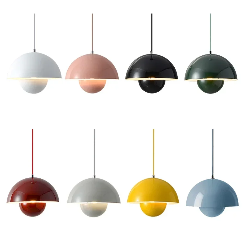 Nordic Danish Designer LED Pendant Light for Dining Room Kitchen Table Hanging Lamp Suspension Chandelier E27 Luminaire Fixtures 2