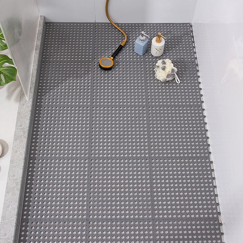 Non-slip Bath Mat Waterproof Rug Bathroom Carpet Anti Slip Suction Feet  Massage Cushion Pad Toilet Splicing Floor Shower Mat - AliExpress