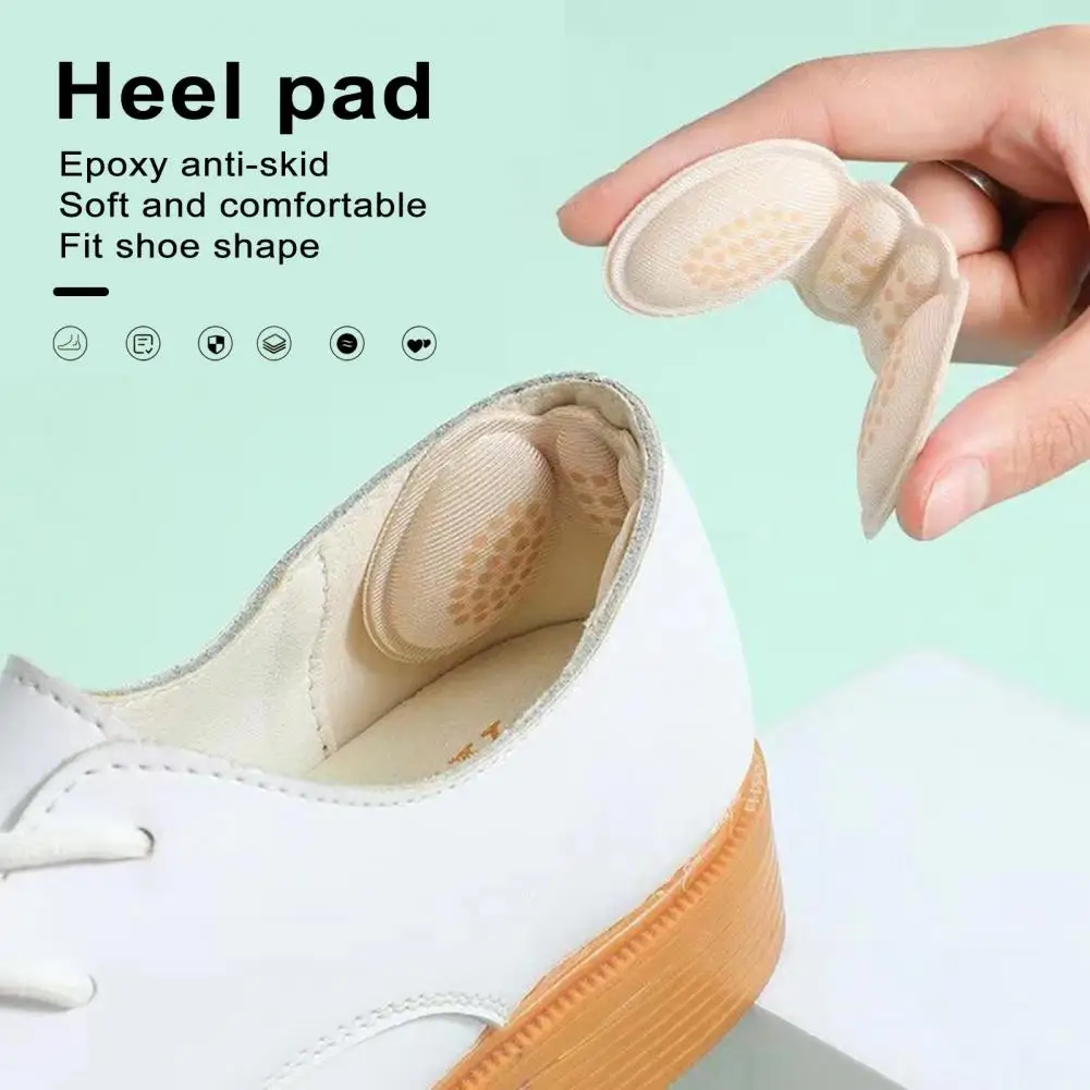 

3 Pairs Heel Anti-Grinding Stickers Wear-Resistant Reusable Insoles Protecting Feet Multifunctional For Big Small Shoes