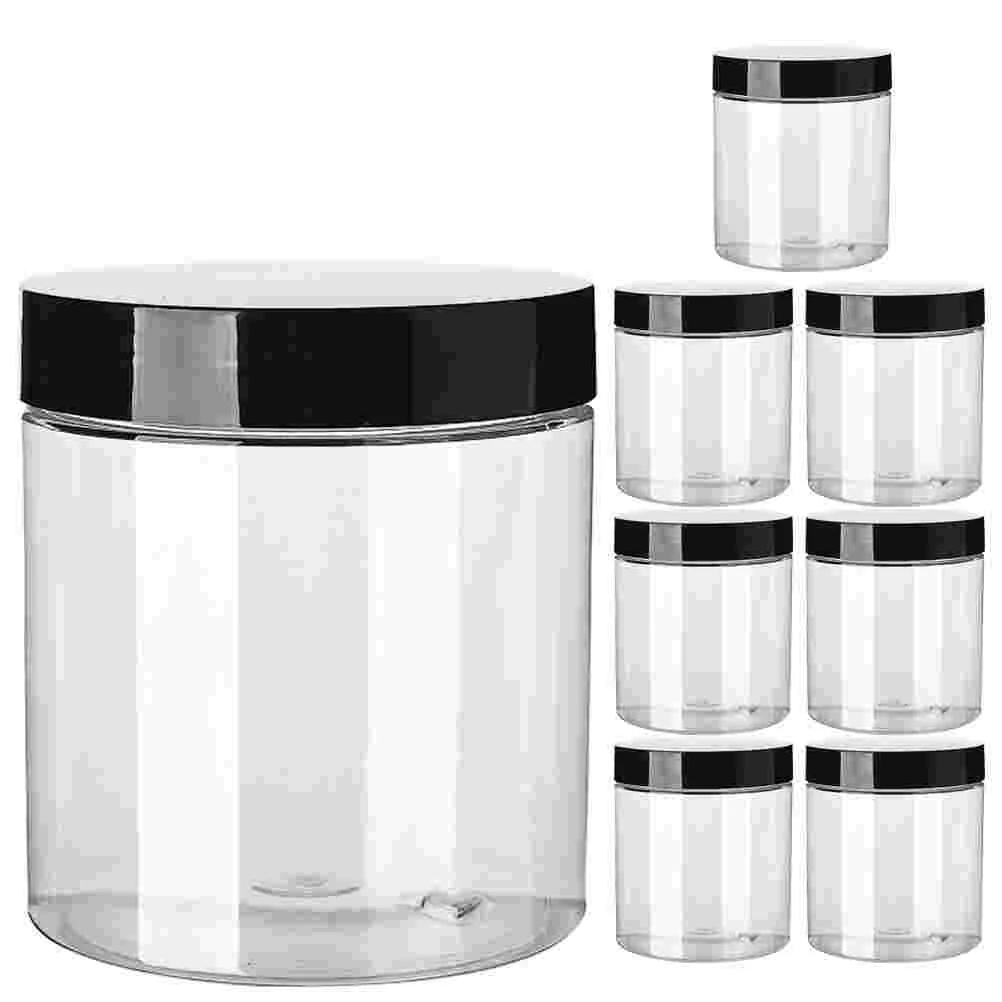 

8 Pcs Wide Mouth Cream Jar for Travel Buttercream Face Creams Buttercream Plastic Round Containers Small Bottle