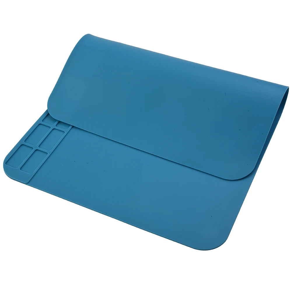 Soldering Station Mat Silicon Soldering Mat Repair Pad Insulation Heat-Resistant Welding