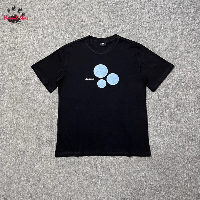 

Летние футболки с принтом драмы, 100% хлопок, круглый вырез, Классическая Универсальная футболка с коротким рукавом, лучшее качество