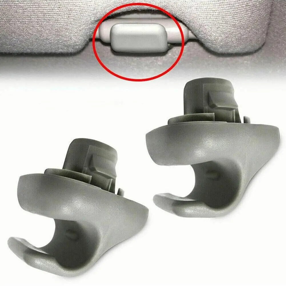 

2pcs for Honda Civic Si CR-V Sun Visor Clip Hook Gray Bracket Car Grey Holder Ridgeline 88217S04003ZA O7G9