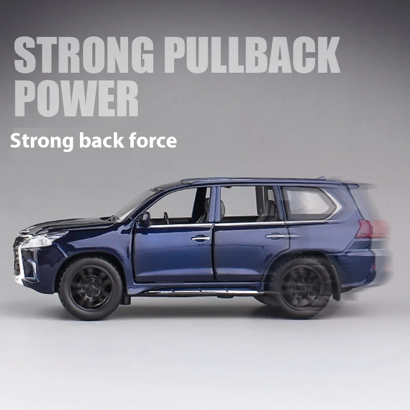 1/32 LEXUS LX570 SUV Alloy Off Road Diecast Metal Model Fine Model - Picture 14 of 22