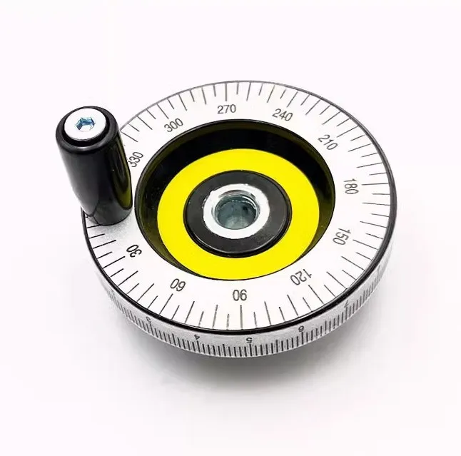 Graduated Handwheel With Angle Scale Bakelite Milling Handwheel 10 X 63mm/8 X 63mm/10 80mm Mechanical Parts cnc handwheel