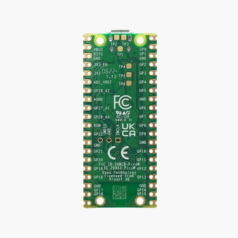 Raspberry Pi Original Raspberry Pi Pico/ 2 Pico with Wireless WiFi Development Board Pico or Pico H with Pin Header support MciroPython/C++