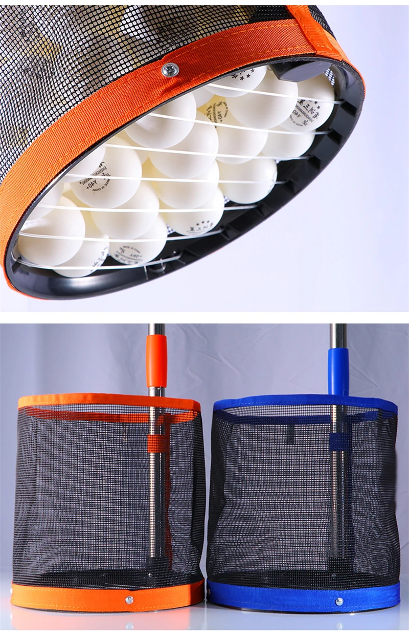 Ping Pong Ball Picker - Retractable Aluminum Net (55-85cm) For Table Tennis