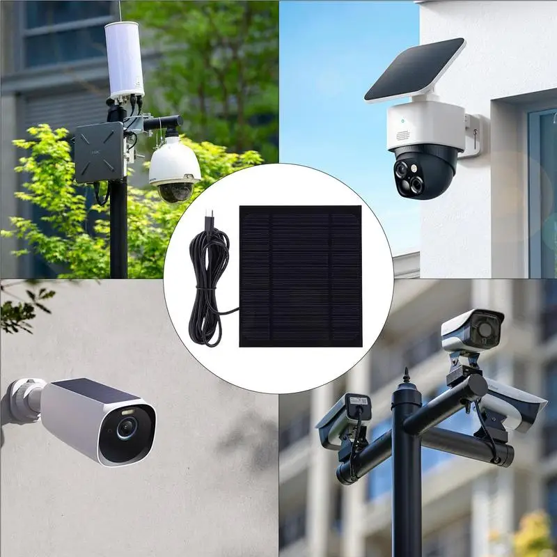 Camera Solar Panel Energy-Saving USB Solar Panel Charger Solar Charging Panel Practical Type C Solar Panel Charger 6w Solar