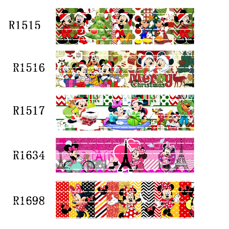 

50 ярдов, мультяшный персонаж, 7/8 дюймов, 1 дюйм, 1,5 дюйма, 2 дюйма, 3 дюйма, печатная Милая принцесса, корсажная лента R1515