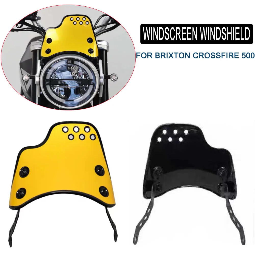 

For Brixton Crossfire 500 500X Motorcycle Accessories Screen Windshield Fairing Windscreen