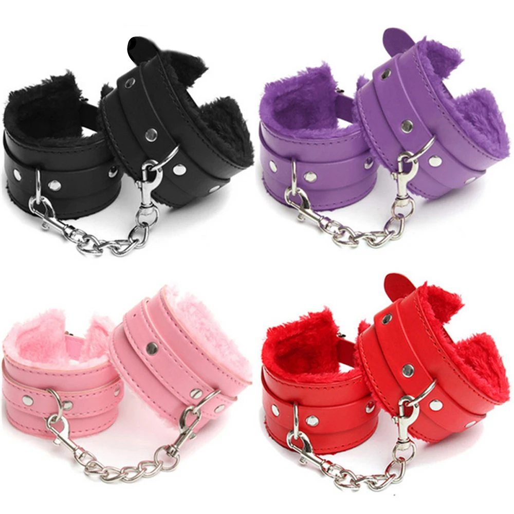 Sex Toys Sex Toys For Woman BDSM Sex Bondage Set Erotic Adults Toys Handcuffs Ankle Cuffs Toy Kit Adults Games Products