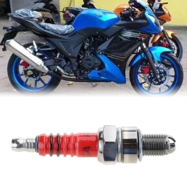 High Performance Racing 3 Electrode Spark Plug Compatible with 90cc 110cc 125cc 50cc 70cc Honda-CRF50 DAX ATV NGK C7HSA