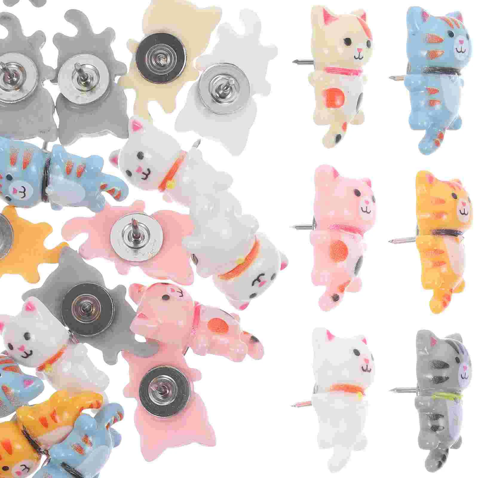 

Push Pins Decorative Cork Board Bulletin Board Pins Cat Thumb Tacks Office Organization Thumb Tacks Cork Board Accessories