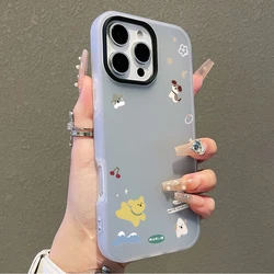 Charming Cartoon Puppy Cat Phone Case Cover - Galaxy S23+ (Black)