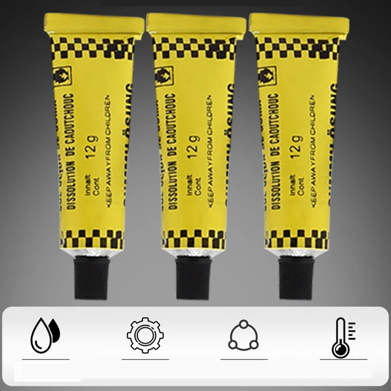 12g/20ml Car Tyre Repairing Glue Car Motorcycle Bicycle Wheel Repairing Inner Tube Puncture Rubber Glue Car Accessories 1-5Pcs - Image 3