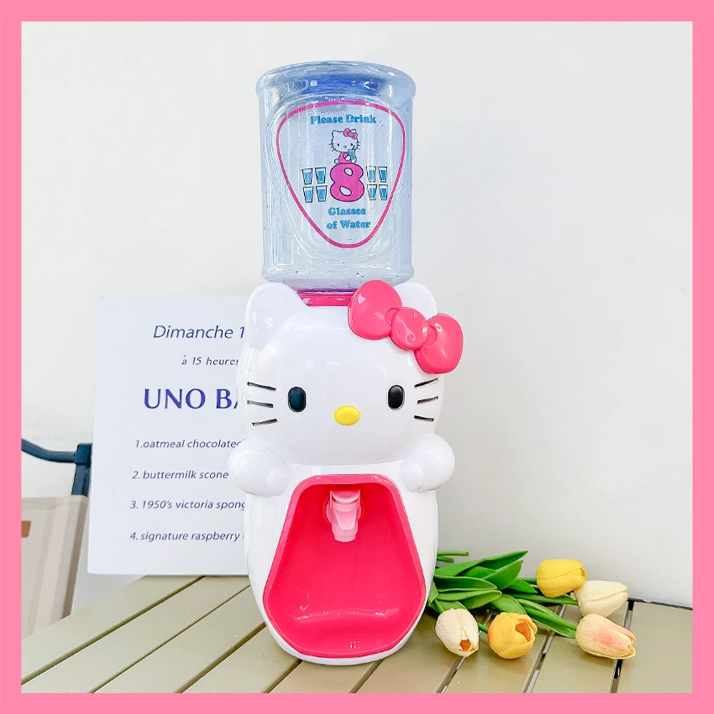 Cartoon 2000Ml Hello Kitty Water Dispenser Sanrioed Melody Anime Kawaii Decorazioni Cute Mini Dormitorio Household Kids Toy Gift