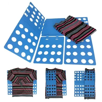 Cartella per vestiti magici per bambini di qualità per adulti T-shirt Maglioni Organizzatore Piega Risparmia tempo Vestiti rapidi Appendiabiti pieghevole