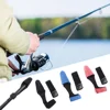 2pcs/set Suspenders Band Belt Wrap Holder Fish Pole Covers Protective Sleeve Fishing Rod Strap Protector with Tie Wrap 1