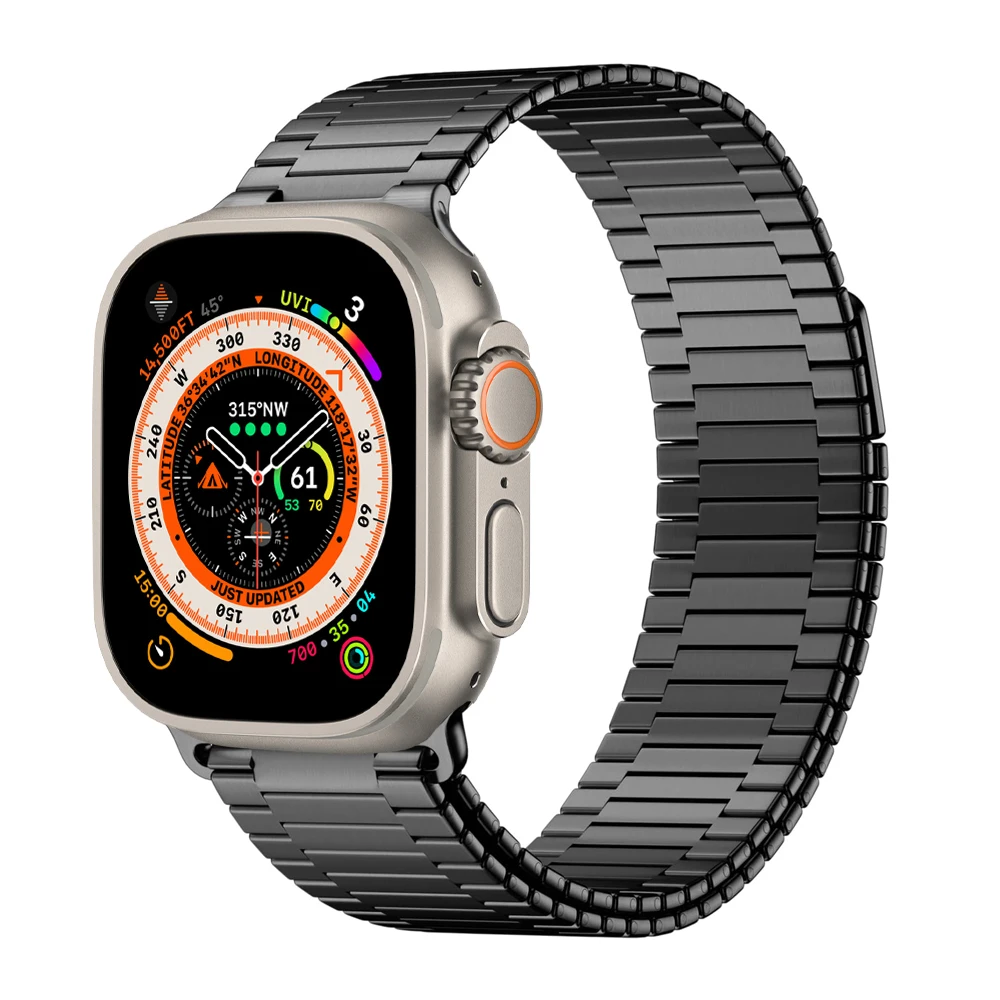 

Браслет из нержавеющей стали для Apple Watch Ultra 2 Band 49 мм 45 мм 44 мм 42 мм 41 мм 40 мм 38 мм